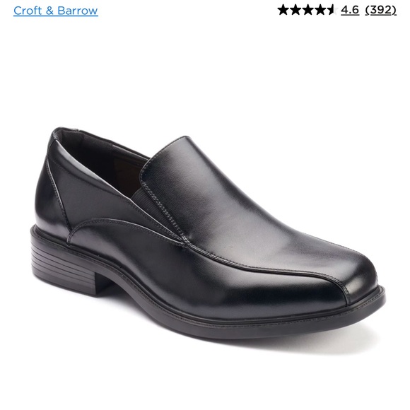 ✨NWT✨Croft & Barrow® Perry Men's Ortholite Bicycle-Toe Dress Shoes Size 12W - Picture 1 of 14